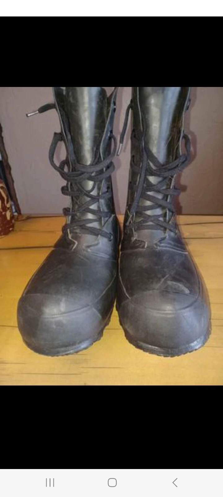 Cold Weather Mickey Mouse Bunny Boots Men's Size 8 W Wide) Black NEW