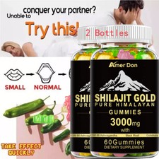  1 BEST-MALE ENLARGER THICKER LONGER BIGGER 3" GROWTH ENLARGEMENT 120 GUMMIES