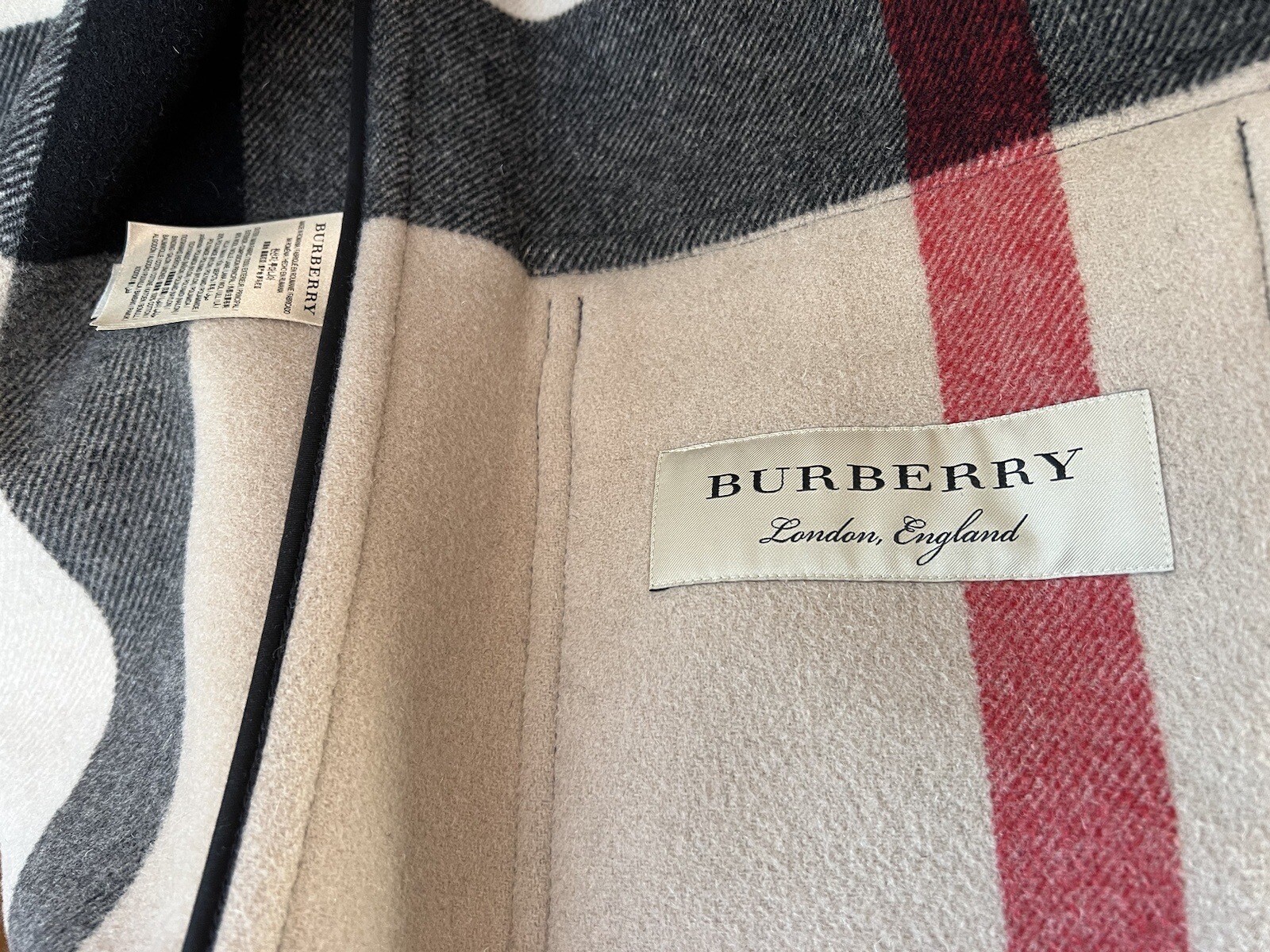 Burberry Mantel Dufflecoat schwarz 54 Top! eBay