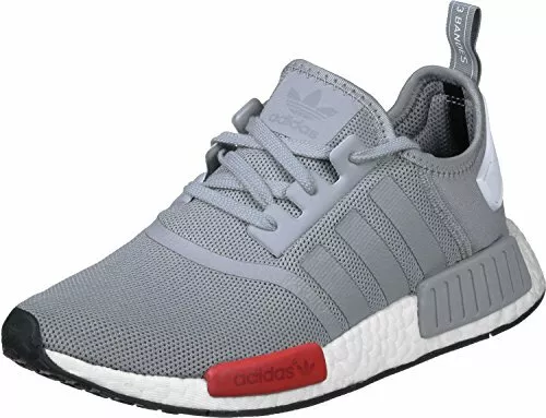 Adidas Men s NMD R1 Grey Red White Sz 4.5 S79160 Fashion Shoes