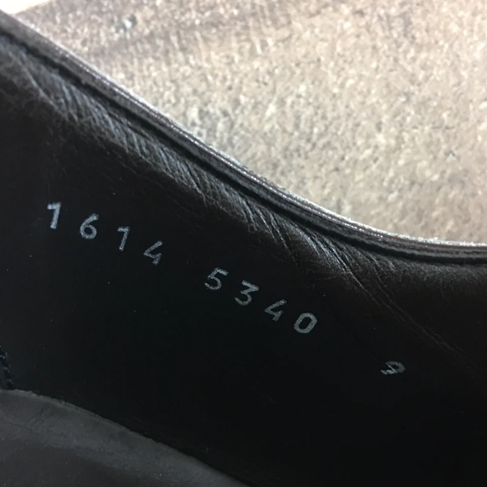 Sapatos masculinos Dolce & Gabbana Derby clássico com cadarço tamanho 9 👉Marcas de renda👈 - Imagem 4 de 4