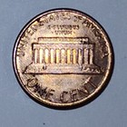 1986 Struck Lincoln Memorial Penny No Mint Mark VBD FG — photo 3