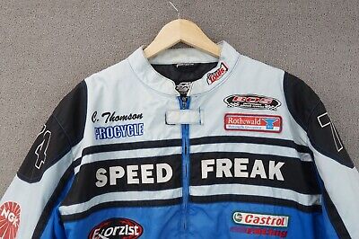 Mens Racing Speed Freak 74 vintage blue jacket size XXXL | eBay Mens Racing Speed Freak 74 vintage blue jacket size XXXL | eBay