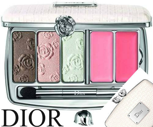 100 Authentic RARE Dior Couture Garden Clutch Beauty Travel