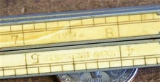 Stephens & Co No 92 1 foot 4 fold rule SCARCE model