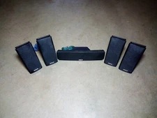 RCA RTD317W Set Of 5 Home Theater Speakers Tested & Sound Great!!! V.G.C 