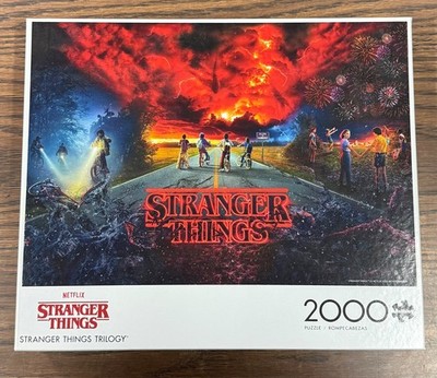 Netflix Stranger Things Trilogy 2000 PC Puzzle - New - Sealed