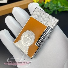 S.T. Dupont Line 2 Game of Thrones Orange Lacquer Chrome Lighter Gift Box
