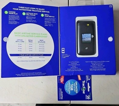 TracFone  Alcatel My Flip MyFlip Prepaid Basic 4G Cell Phone 