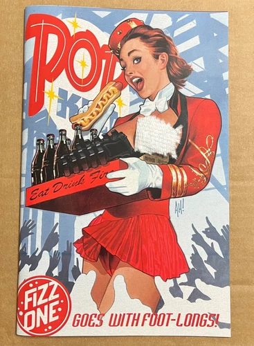 Pop Kill #3 Happy Comics Adam Hughes Topless Variant Limited to 300 copies w/COA