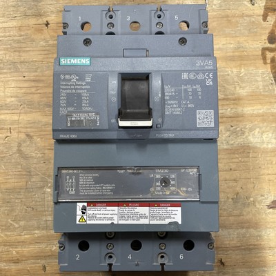 Siemens 3VA 5340-6EL31-0AA0 circuit breaker 3VA5 UL Frame 125 breaking capacity