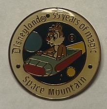 Disneyland - Dale - Space Mountain - 35 Years of Magic Pin Chip and Dale