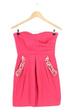 LIPSY LONDON Cocktailkleid Damen 38/M Rosa Elegant Glamourös Pailletten