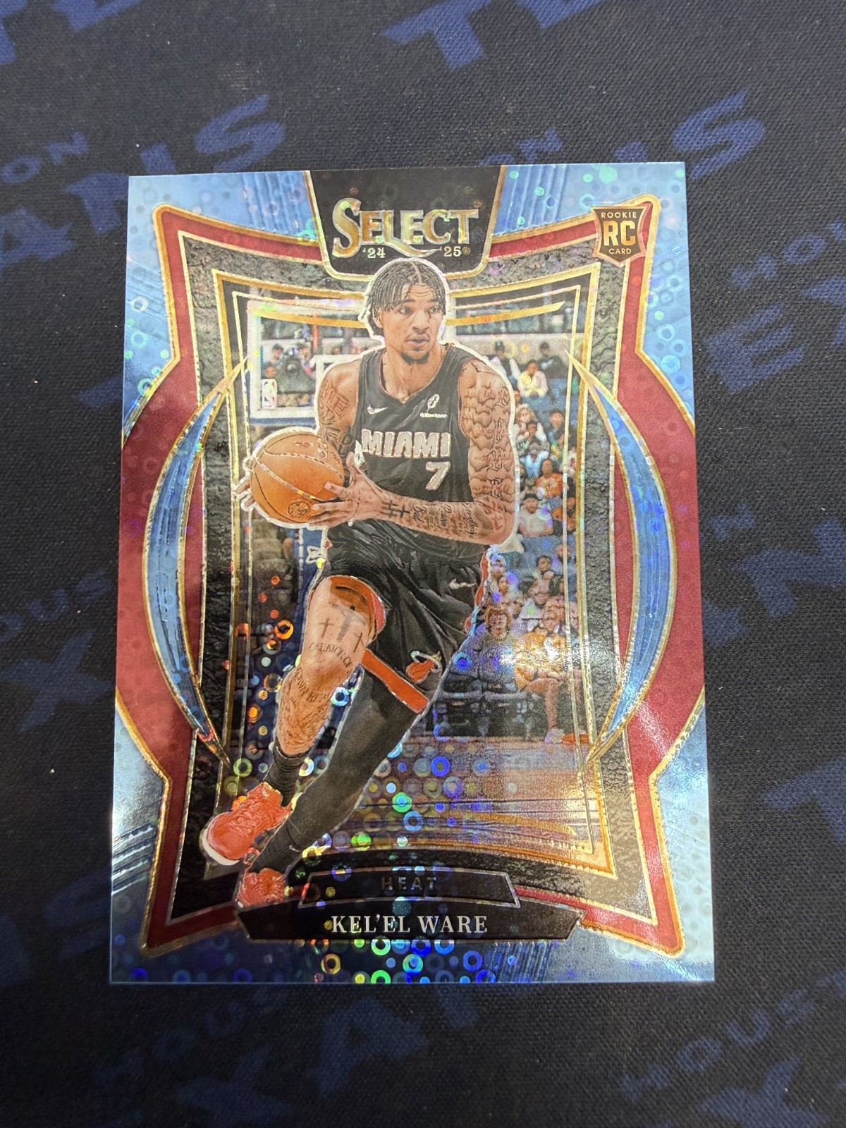 2024 Panini Select Kel'el Ware Light Blue Disco /99 #66 RC Heat
