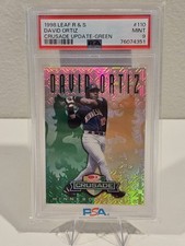 1998 Donruss Crusade David Ortiz Rookie RC GREEN /250 PSA 9 🔥