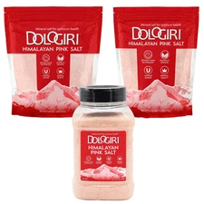 Premium Hand-Mined Pink Himalayan Salt, Pure & Mineral-Rich, Fine Grain