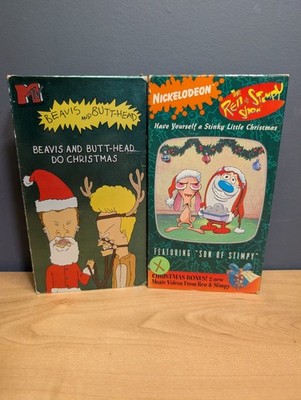 Beavis And Butthead Do Christmas & Ren And Stumpy Show Christmas VHS tested!