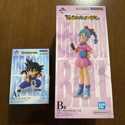 Dragon Ball Ichiban Kuji The Chronicle of Goku A Son Goku & B Bulma Figure Set M