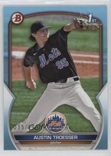 2023 Bowman Draft Sky Blue /499 Austin Troesser #BD-176 16ei