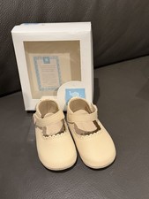 Elephantito NEW IN BOX Baby Girl Shoes, Mary Jane Cream Patent Leather, Size 4