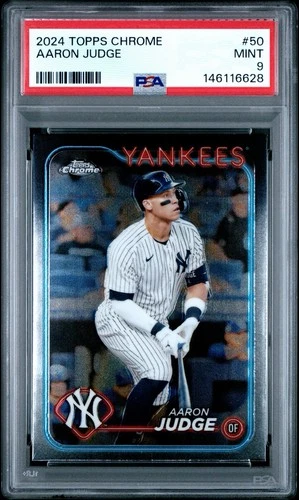 2024 Topps Chrome - Aaron Judge #50 PSA 9 Mint