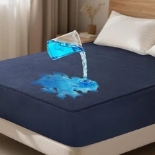 Mattresses Cover for Bed, Premium Noiseless Breathable Soft Material, 6''-1