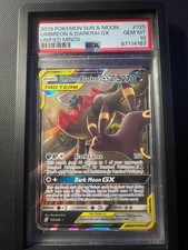 Pokemon Umbreon & Darkrai GX 125/236 Unified Minds PSA 10 GEM MINT ENG Englisch