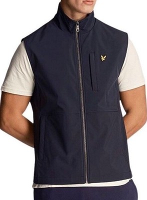 Lyle & Scott Softshell Weste blau schwarz