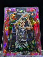 2025 Panini Select Concourse Pink Ice Prizm Basketball #61 Brittney Griner