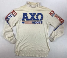 Vintage AXO Sport Shirt Long Sleeve Thermal Jersey Motocross Racing USA 80’s
