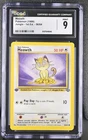 CGC MINT 9 Pokemon Meowth 56/64 1999 Jungle 1st Edition