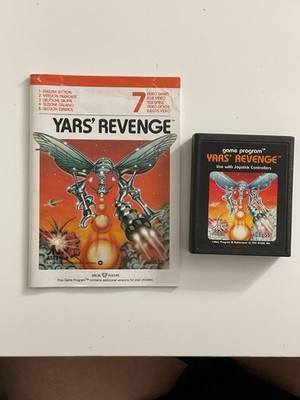 Atari 2600 Spiele Modul - YARS REVENGE (CX2655) - Retro-Spiel / Vintage von 1981