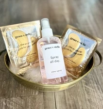 Grace & Stella Spray All Day Rose Hydrating Facial Spray and Energizing Eye Mask