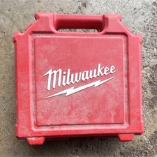 Milwaukee Red Plastic Tool Box With Handle Mo...