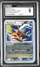CGC 9 MINT Darkrai LV.X 2008 Black Star Promos DP19 Holo Pokemon Card