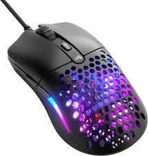 GLORIOUS Model O Eternal Ultralight RGB Wired Gaming Mouse, 55g - Black