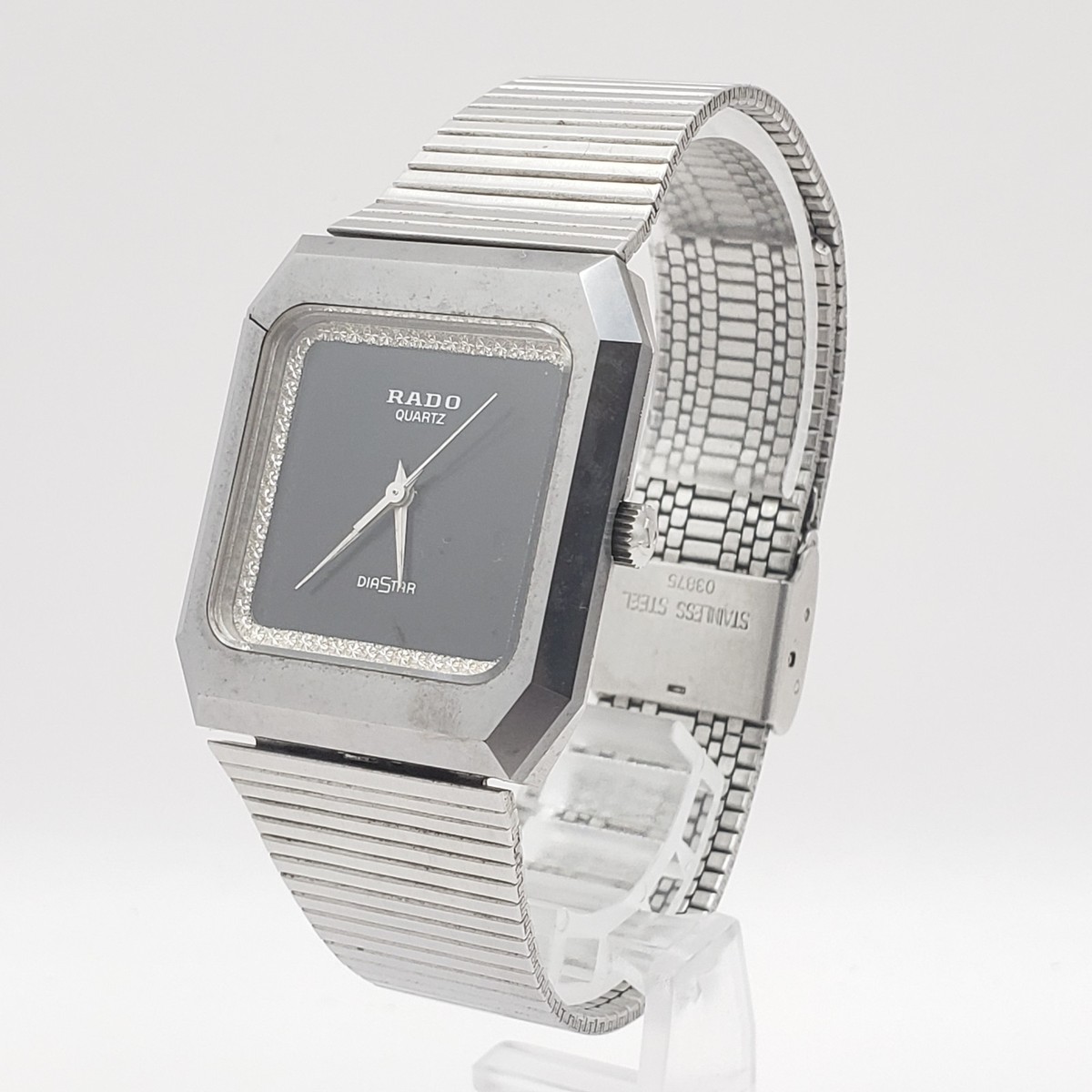 【稼動】 ラドー 腕時計 DIASTAR 104.0118.3 QZ メンズ RADO Diastar 104.0118.3 Analog Quartz Men Diamond Star Qz Dial