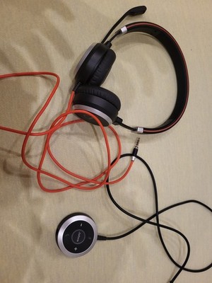 Jabra Evolve 20 USB Headset (ENC010)   Microsoft Teams   voll funktionsfähig