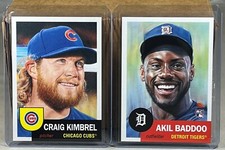 2021 TOPPS LIVING SET WEEK 27 #429 CRAIG KIMBREL CUBS #430 AKIL BADDOO TIGERS RC
