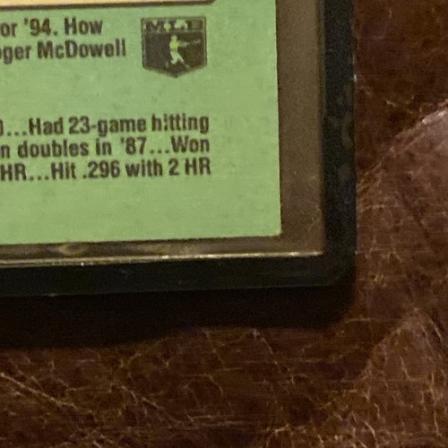 1991 Donruss Len Dykstra Philadelphia Phillies 523 Missing “.” After The INC - Picture 17 of 24
