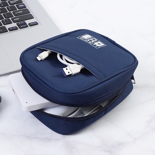 Travel Data Cable Organizer Bag Waterproof USB Power Bank Earphone Storage Bag - Zdjęcie 6 z 16