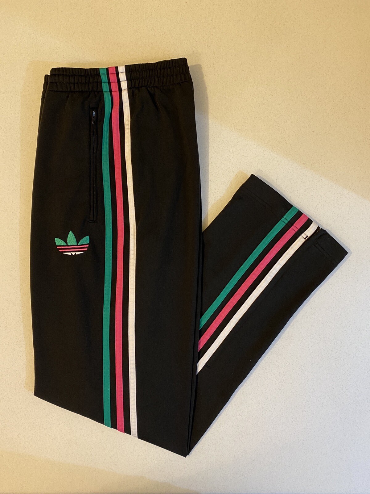 different color adidas pants