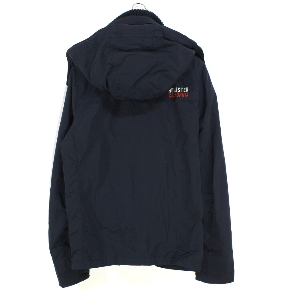Chaqueta para mujer HOLLISTER California talla M con capucha azul aislante s4785 Foto 2 de 4