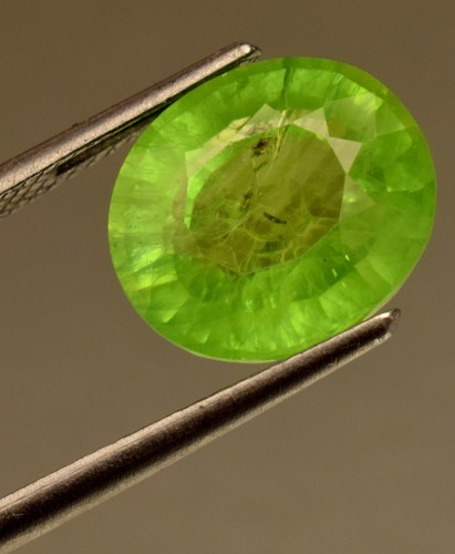 Natürlich Zertifiziert Grün Peridot 8.30 Karat Ovaler Schliff Lose Edelstein Für - Bild 3 von 5