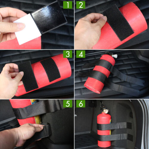 4Pcs Nylon 60cm Car Trunk Organizer Fixing Belt Storage Bag Tape Accessories Kit - Picture 4 of 11