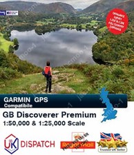 TOPO GREAT.BRITAIN PREMIUM OS MAPS FOR.Garmin HANDHELD GPS.UNITS 1:25k 1:50k.