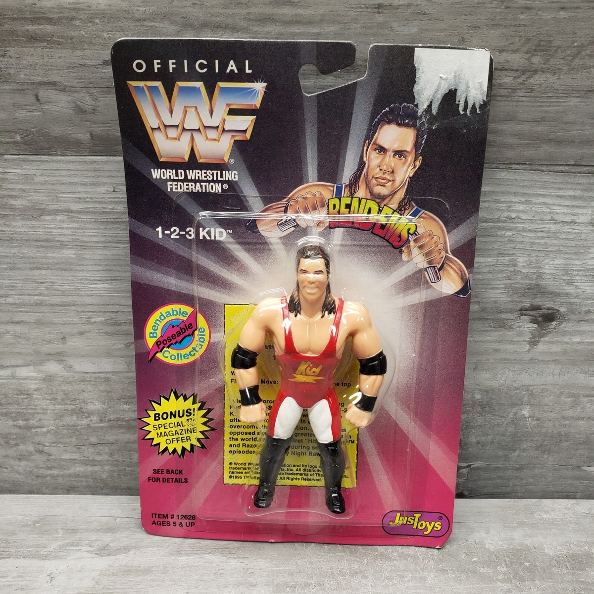 WWF Bend-Ems 1-2-3 Kid by JusToys 1995 | eBay