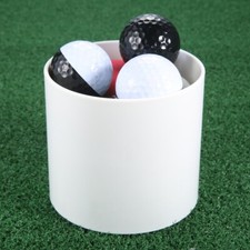 1XGolf Hole Cup 3 Holes Golf Green Hole Cup Plastic Practice Aids Putting Putter