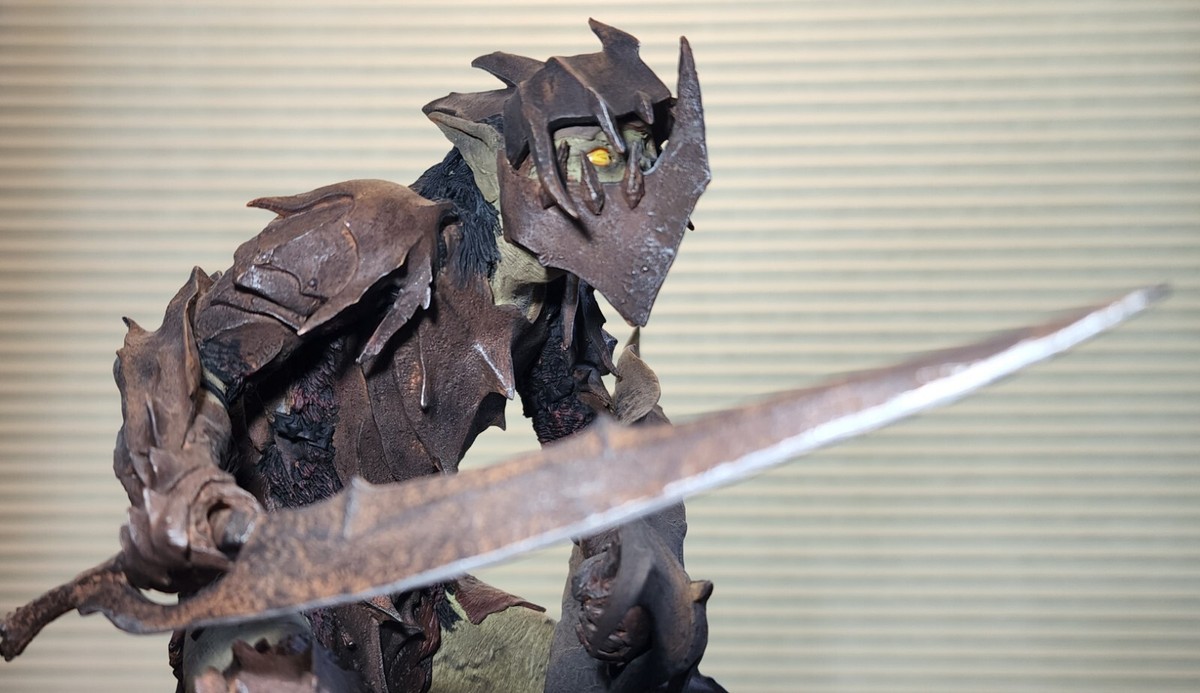 Buste Seigneur Des Anneaux – Orc Swordsman De Moria – Sideshow Weta – Polystone