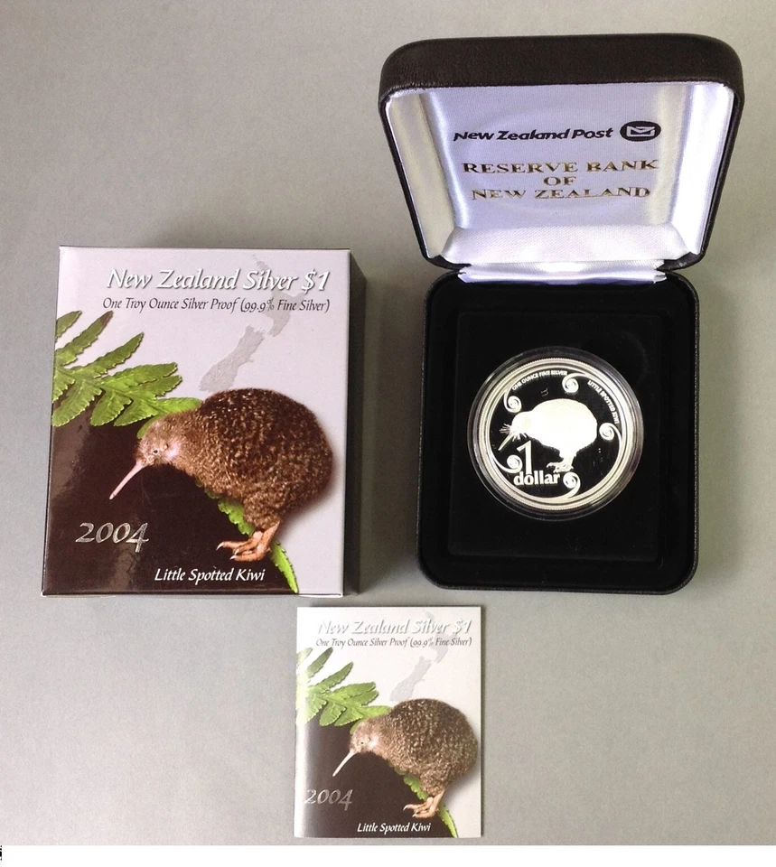 New Zealand - 2004 to 2019 Silver $1 Proof Series Coins-  Kiwi Proof Coins - Image 2 of 4